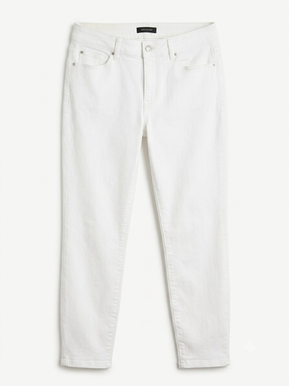 Ann Taylor White Curvy Fit Super Skinny Jeans Size 12